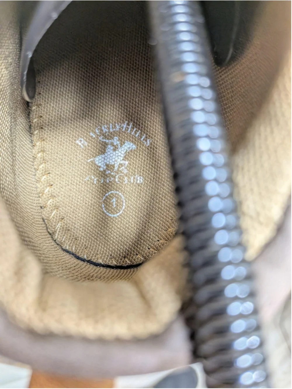 Beverly Hills Polo Club Ankle Boots Kids Size 1 Brown Synthetic Casual O-BH84692
